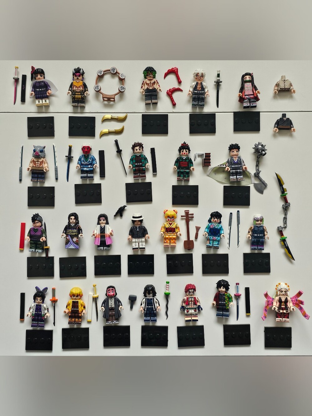 Lot of 24 Lego Demon Slayer Kimetsu No Yaiba Minifigures